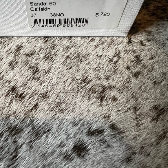 Celine cognac brown gold studded gladiator sandals size 41 / 11 - Picture 8 of 9